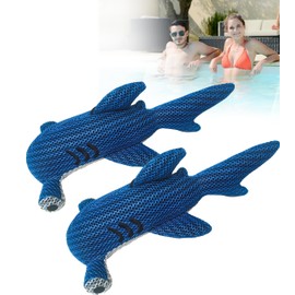 Hot Tub Scum Absorber, 2 pack Shark for Inside Surface Essential Hot Tub Accessories, Hot Tub Sponge for Scum Reusable Spa & Pool Cleaner, Hot Tub Oil Scum Absorber, Keeps Your Hot Tub Water Clean