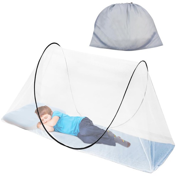 Pop Up Mosquito Net, Foldable Retractable Mosquito Net Bed for