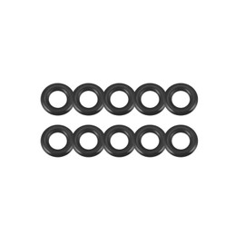 TA-VIGOR 10Pcs Nitrile Rubber O-Rings, 10mm OD 6mm ID 2mm Width Rubber Washers Spacer O-Rings Gasket kit, Metric Sealing Gasket for Hose, Faucet, Automotive, Plumbing