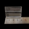 JIHUOO 15 Pcs 2 x 4cm Clear Acrylic Card Display