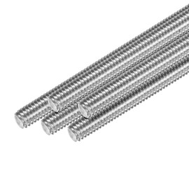 M METERXITY 20-Pack Fully Threaded Rod, M4x50mm 304 Stainless Steel Right Hand Thread Bar Studs for Furniture Anchor Bolts/Clamps/U-Bolts, Metric Threaded Screw