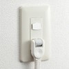 Sanwa Supply TAP-CAP2P50 Outlet Safety Cap, 2P Compatible, 50 Pieces,