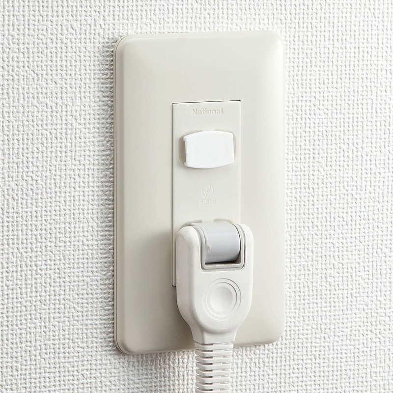Sanwa Supply TAP-CAP2P50 Outlet Safety Cap, 2P Compatible, 50 Pieces,