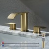 Ultimate Unicorn 8 inch Bathroom Faucet Brushed Gold, Waterfall Bathroom