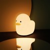 Duck Night Light Silicone Soft Lampshade Delay Automatic Light Off