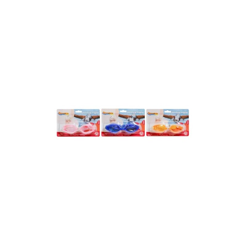 Aquamania Adult Swim Goggles with Nosepiece