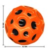 PartyPack 3 x Orange Moon Ball, 7 cm XXL Bouncing