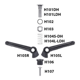 Man Ship H101DH Bolt for Regular Profile (DH) Deck Hatch Handle, Inside Opening Only Handle Accessories