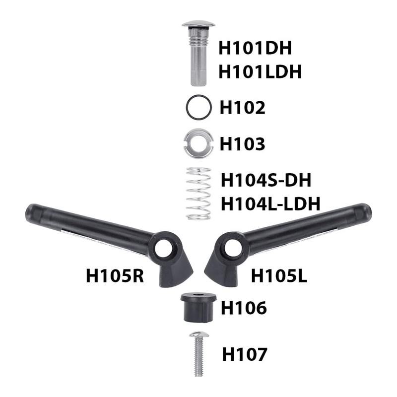 Man Ship H101DH Bolt for Regular Profile (DH) Deck Hatch