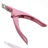 False Nail Art Tips Stainless CLIPPER Edge Cutter free glitter