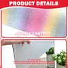 MEPIG Foldable Acrylic Full Length Mirror with Handle, Colorful, Four-Fold