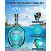 X99 Full Face Snorkel Mask for Adults, Snorkeling Gear with