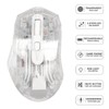 Gaming Mouse 2.4G Wireless Bluetooth Wired USB Transparent 3 Mode