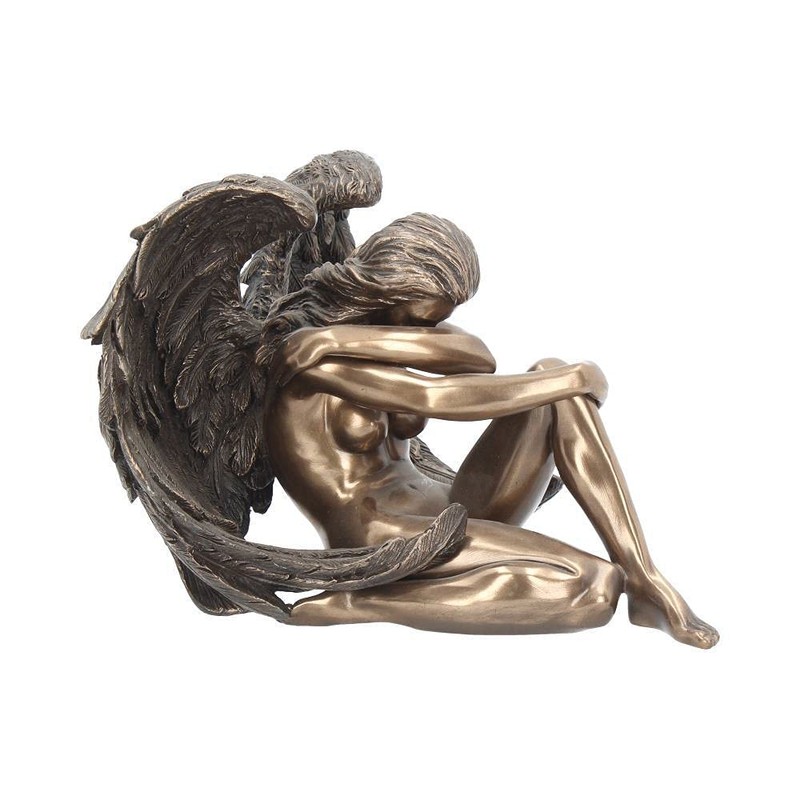 Nemesis Now Figurine, Bronze, 16.5 cm Angels Despair Figure, 16.5