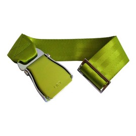 Skybelt Airplane Belt Light Green/Light Green Seat Belt, light green