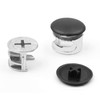 100 Pcs Black Screw Caps Phillips Screw Cap Anti Rust