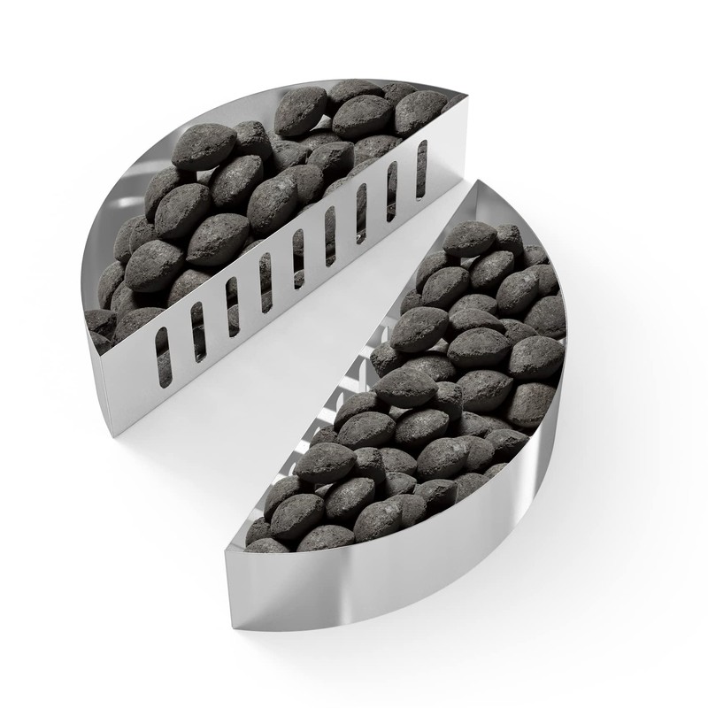 onlyfire Stainless Steel Charcoal Briquet Holder Charcoal Basket for Weber