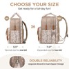 Qualyphant Large Diaper Bag Backpack for Two Kids Twins -