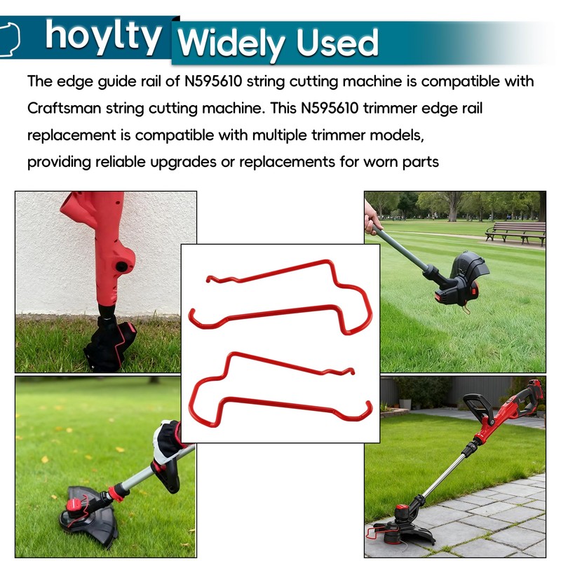 hoylty N595610 Edge Guide Compatible with Craftsman String Trimmer (2