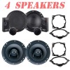 Cerwin Vega 6.5" Front/Rear Component & Coax Speakers For 2011-2020