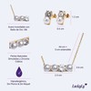 LuckyLy Juego de Joyería para Mujer Oro 18k, Base de