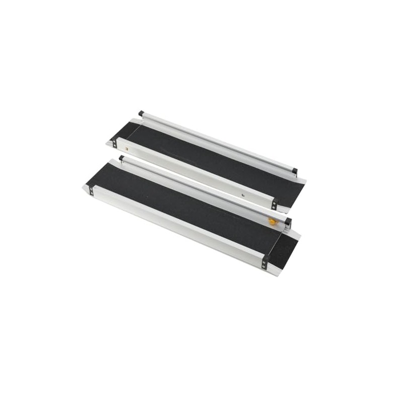 2pcs Telescopic Wheelchair Ramps Portable Threshold Ramp for Home
