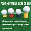 Golf Rubber Tee Driving Range Holder Value 5 Pack with