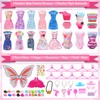 56 Pcs Doll Clothes & Accessories 2 Gowns 2 Evening