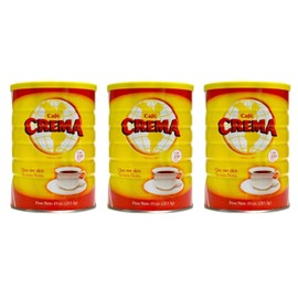 Cafe Crema ground coffee from Puerto Rico, 10 ounce can (Pack of 3)