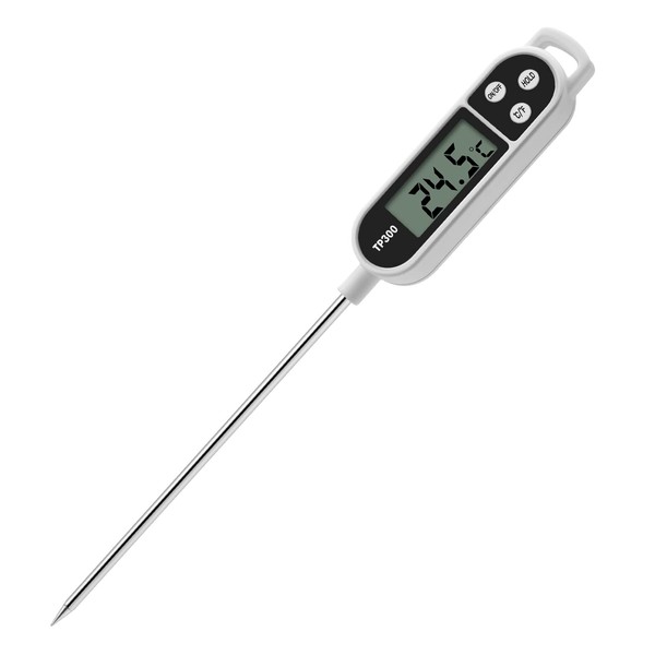 Govvay Cooking Thermometer, Display Digital Kitchen Thermometers, Digital Meat Food Thermometer Instant Read, Test the Temperature For Kitchen Cooking BBQ, Meat, Milk, Water