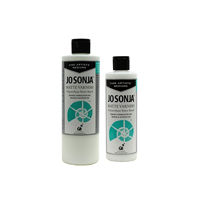 Jo Sonja Polyurethane Matte Varnish - 8oz Bottle