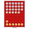 Lindner 2149 Coin Box-Gray / red insert