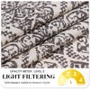NICETOWN Glass Door Curtains Linen Blended, Farmhouse French Door Blinds