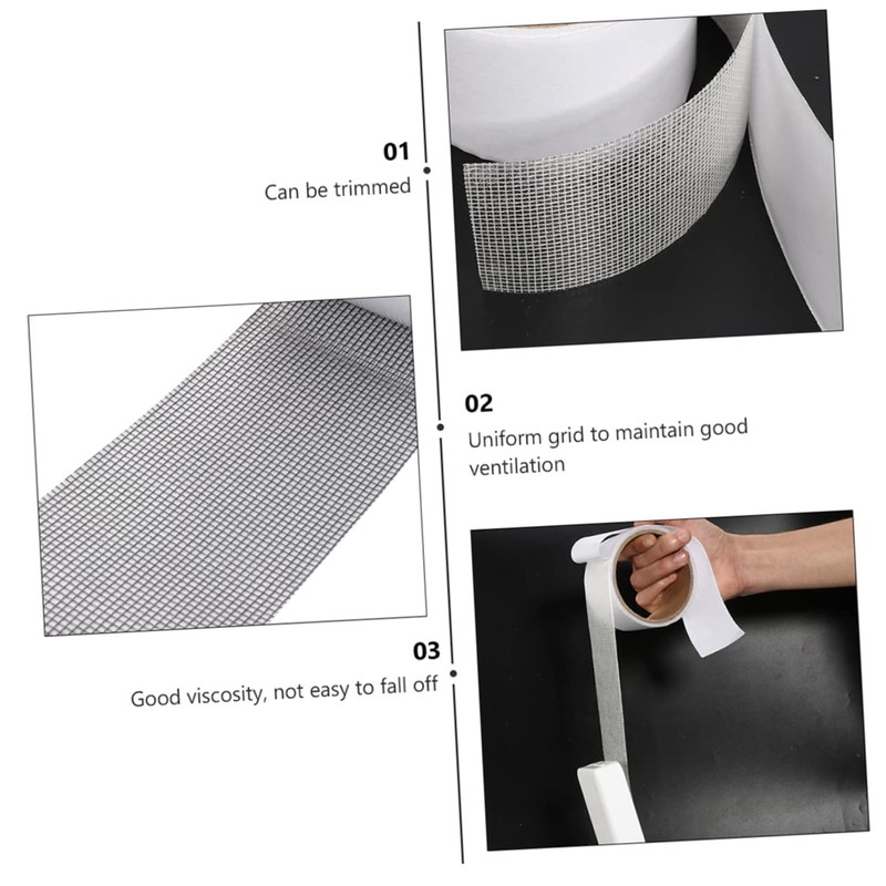 Operitacx Net Door Fix Patch Window Screen Mesh Tape Easy