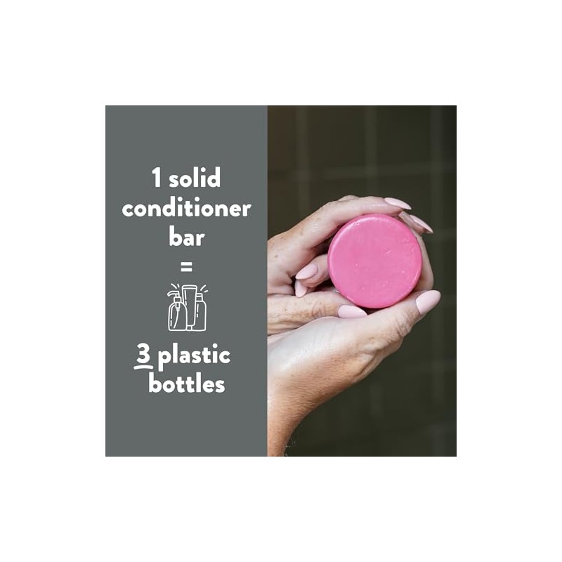 Ethique In The Buff Unscented Conditioner Bar for Sensitive Scalps