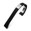 MiLTAT 21mm Quick Release Black FKM Rubber Watch Strap, Butterfly