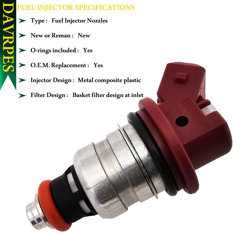 DAVRPES 6PCS 804528 Fuel Injector Fuel Spray Nozzle Engine For