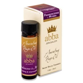 Abba Christian Products Frankincense & Myrrh Anointing Oil (1/4 oz) 1 pk, FMNQ