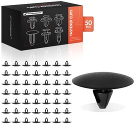 A-Premium 50PCS Nylon Hood Insulation Retainer Clips Compatible with Toyota Camry, RAV4, Corolla, Prius, 4Runner & Lexus RX300, RX330, RX350, RX400h, RX450h, ES250, ES300 & Pontiac - For 8mm Hole