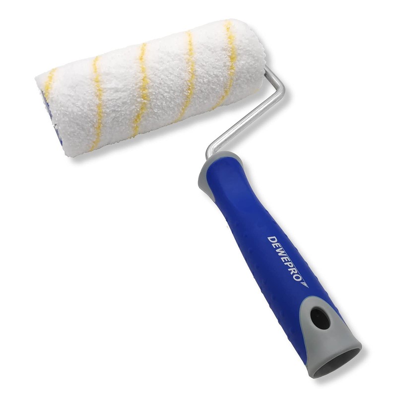 DEWEPRO 25 cm Paint Roller with Clip and Replacement Roller