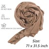 XTREND 4 Pieces Head Wrap Stretch Jersey Turban Bohemian Style