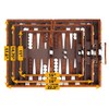 Premium Backgammon 11 Inches Small Brown - Backgammon Sets for