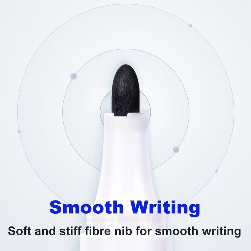 JYWYBF 12 PCS Whiteboard Markers Erasable, Whiteboard Pens with Large