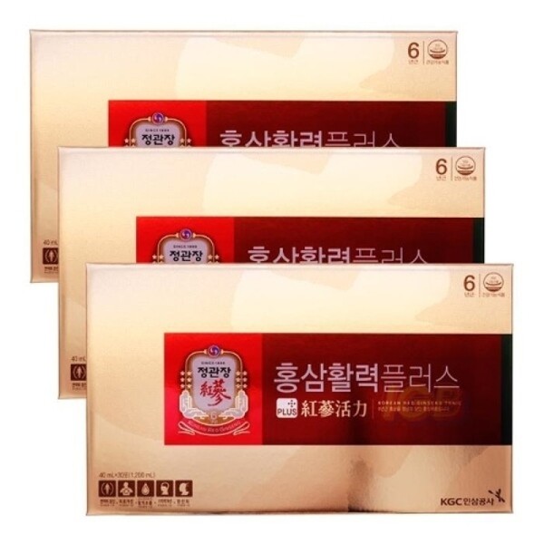 Jeonggwanjang Korea Ginseng Corporation Jeonggwanjang Red Ginseng Vitality Plus 40mlx30ea
