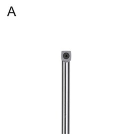 Carbide Tipped Wood Turning Lathe Tools Replaceable Tungsten Titanium Alloy Chisels for Woodworking Enthusiast(A - Square Radius Insert)