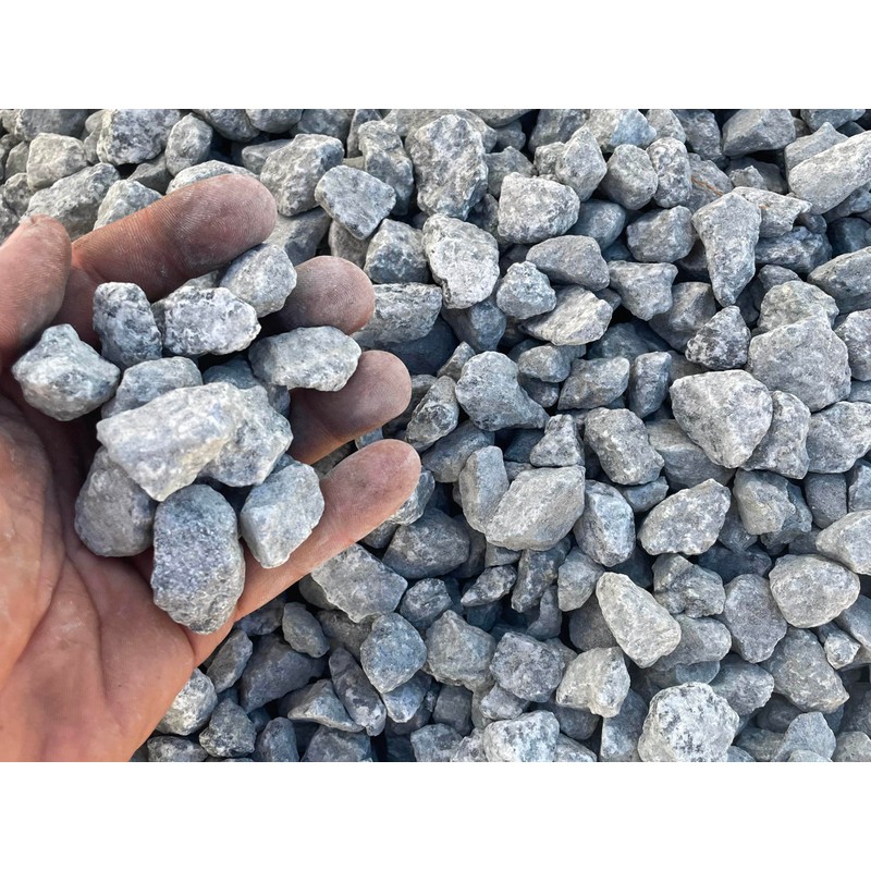 Granite Gravel, 3/4", 40 LBS, Gray Granite, Garden and Landscape