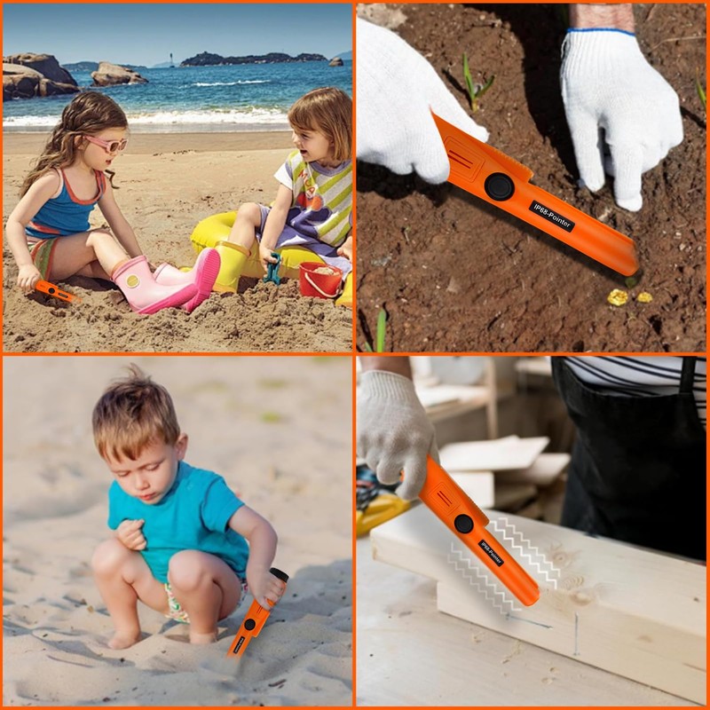 DEWIN Pinpointer Metal Detector, Metal Detector IP68 Waterproof Handheld Pinpointer