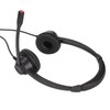 RJ9 Headset Noise Cancelling Mute Function Corded Business Headphone with