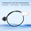 Saxophone Neck Cleaning Brush 50cm Bendable Metal Cotton Thread and
