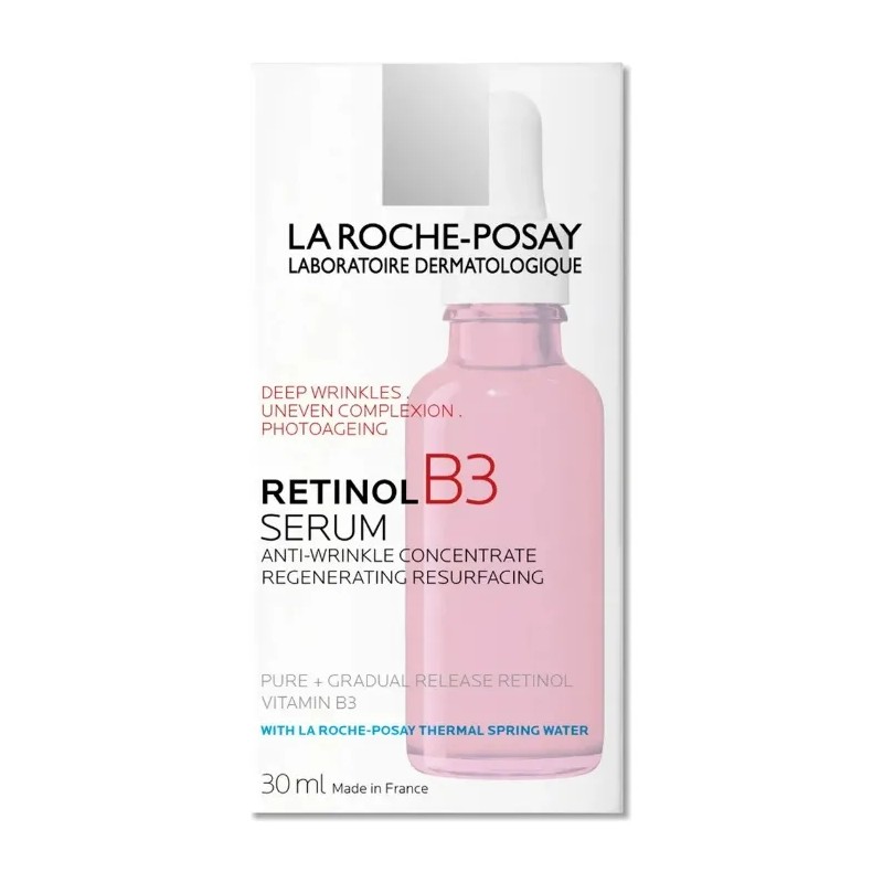Retinol B3 Serum Facial Antiarrugas Profundas Frasco Rojo